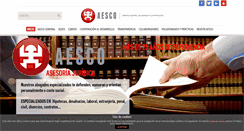 Desktop Screenshot of ong-aesco.org